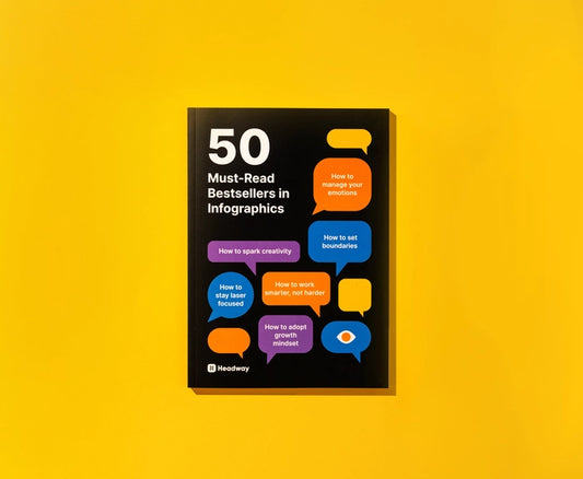 50 Must-Read Bestsellers in Infographics for Headway users only