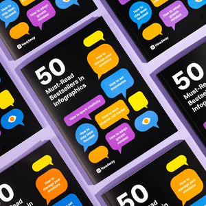 50 Must-Read Bestsellers in Infographics