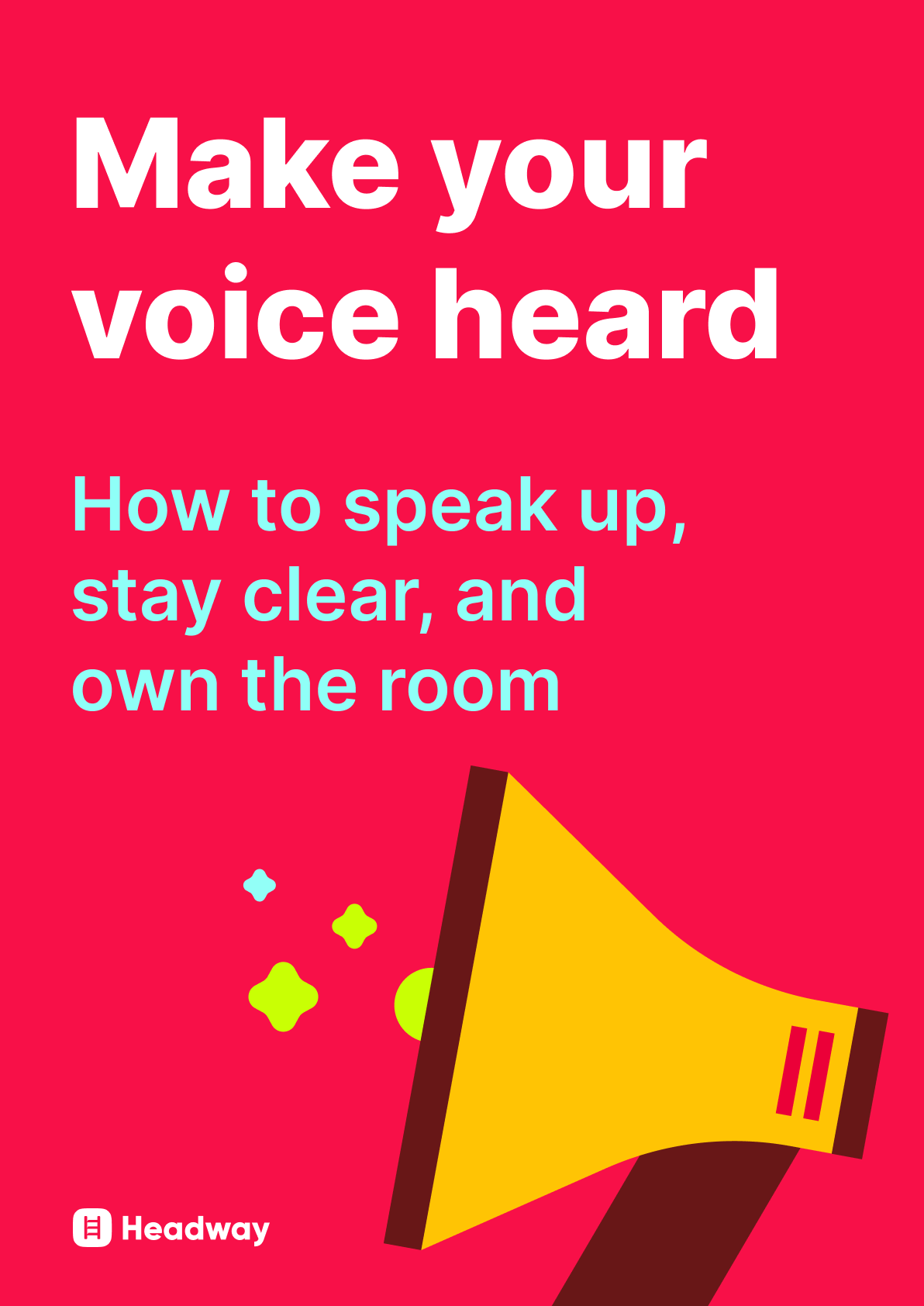 Make your voice heard